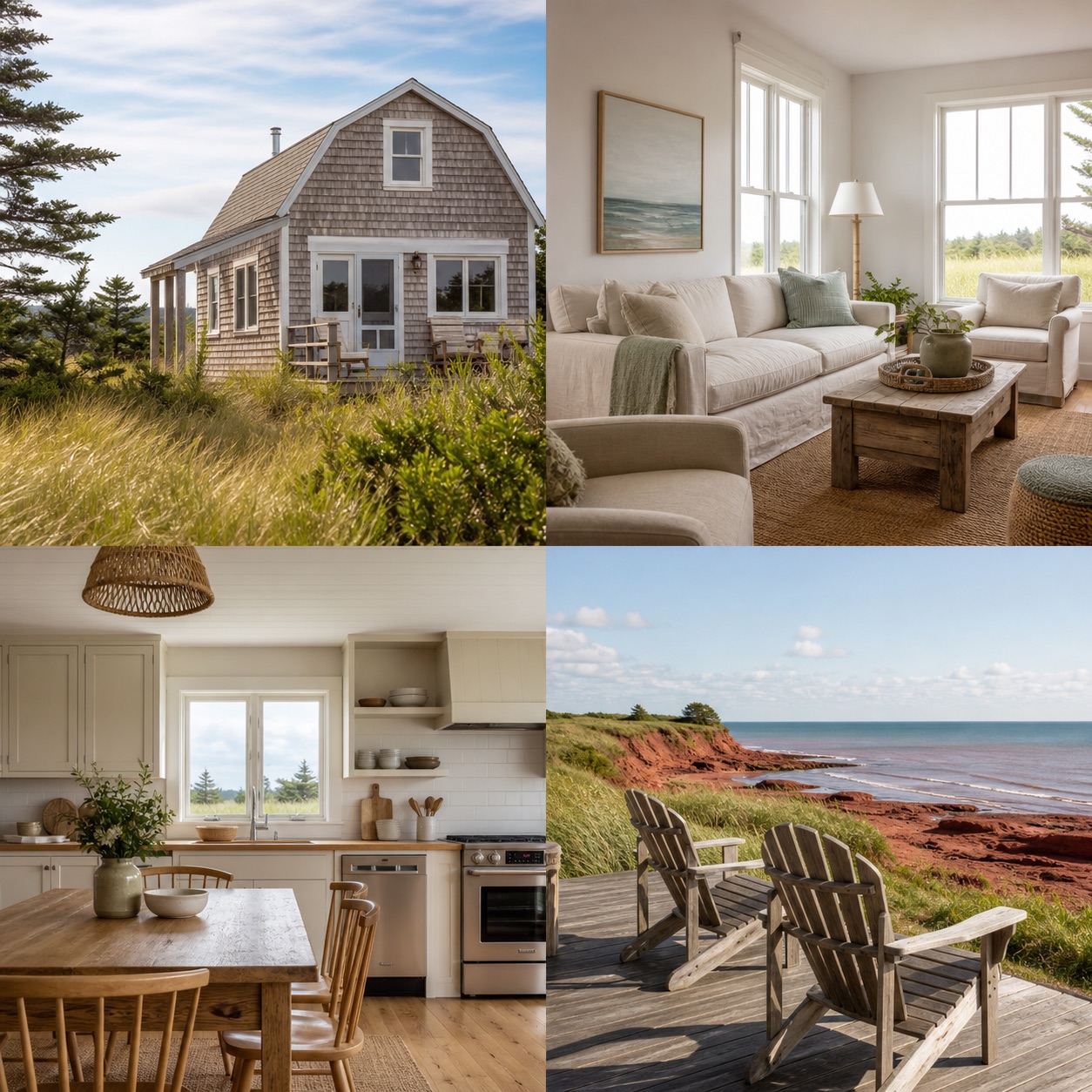 Sample image of a cedar-shingle coastal cottage
